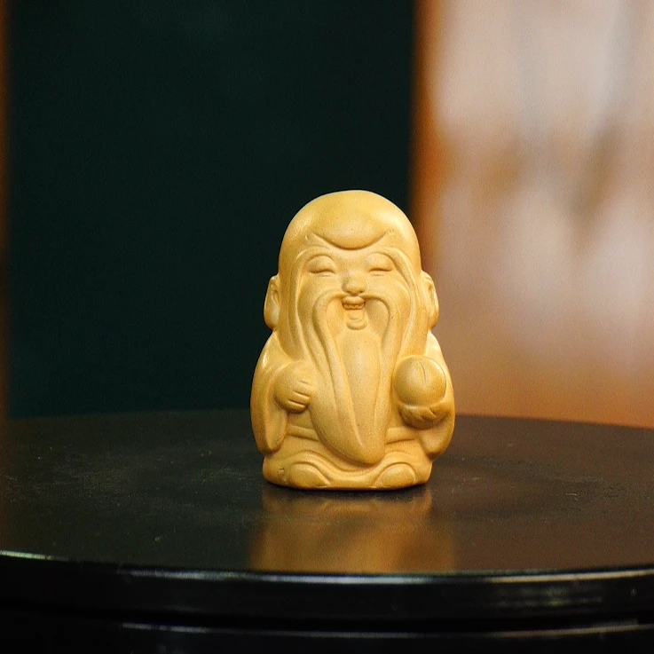黄 寿星公 宜兴紫砂