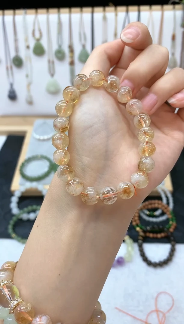 未镶嵌手串水晶手镯4