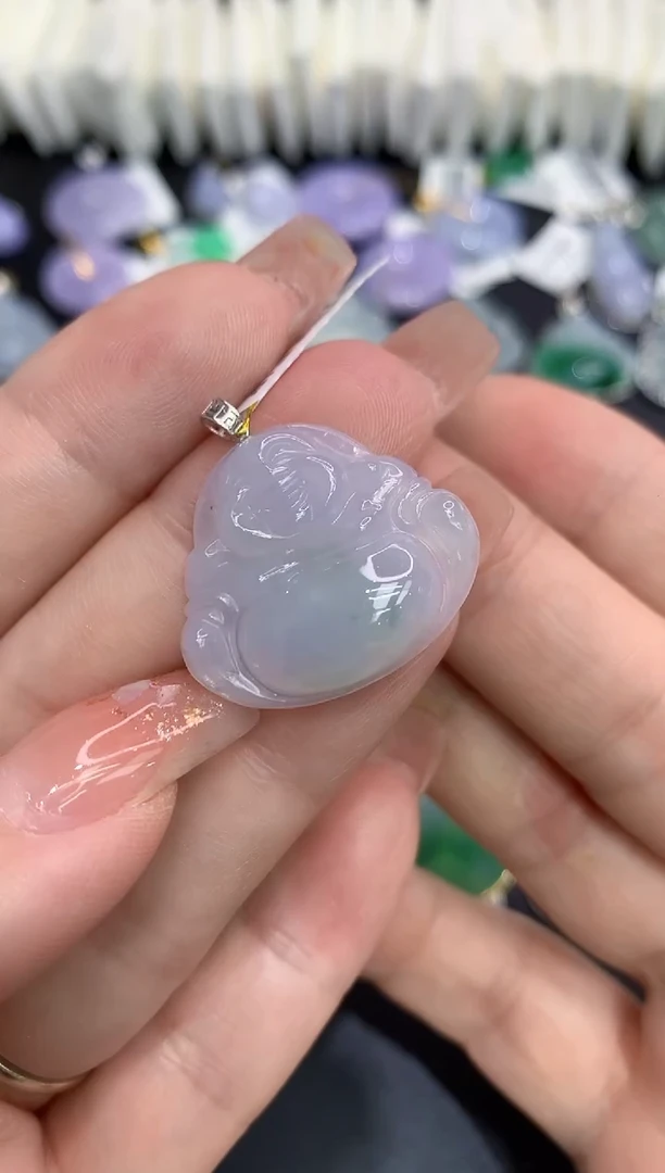 吊坠(不含链)18K金镶嵌翡翠11111111111111