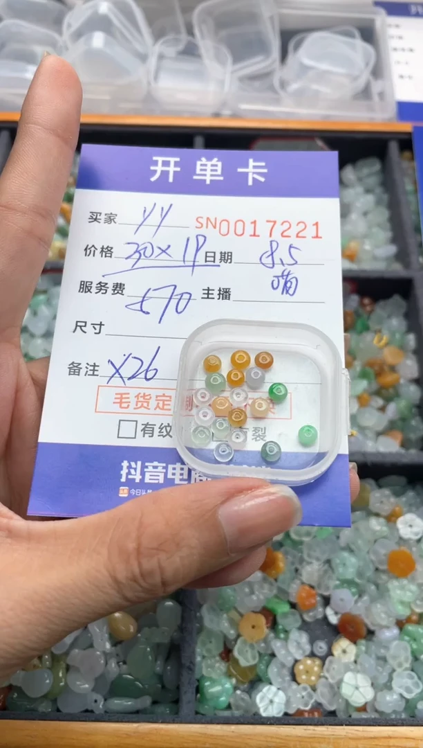 翡翠未镶嵌颈饰y*00017221