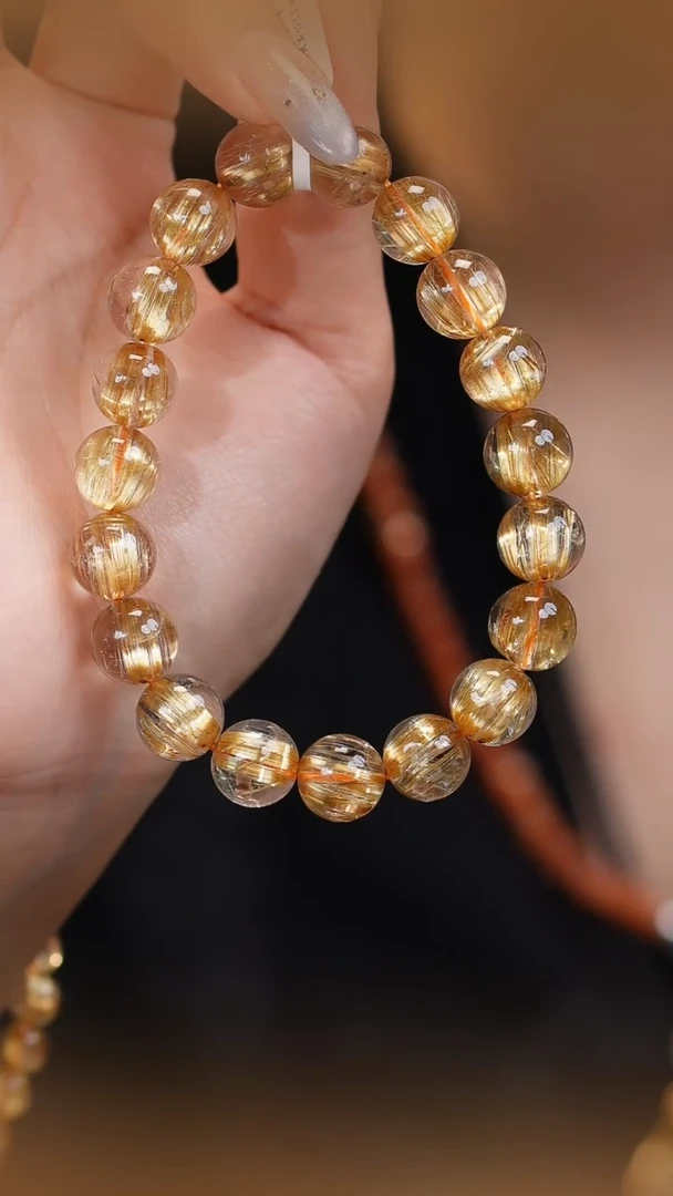 手串未镶嵌水晶Q钛晶手串10m+ JP49687宋