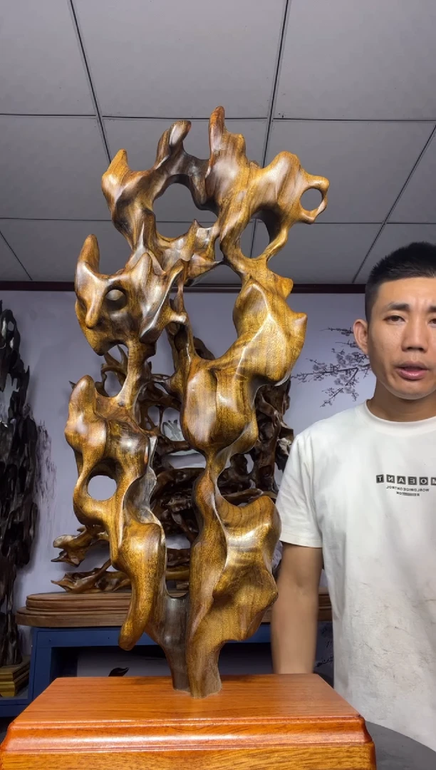 金丝楠木雕款来****7金丝楠木工艺品摆件