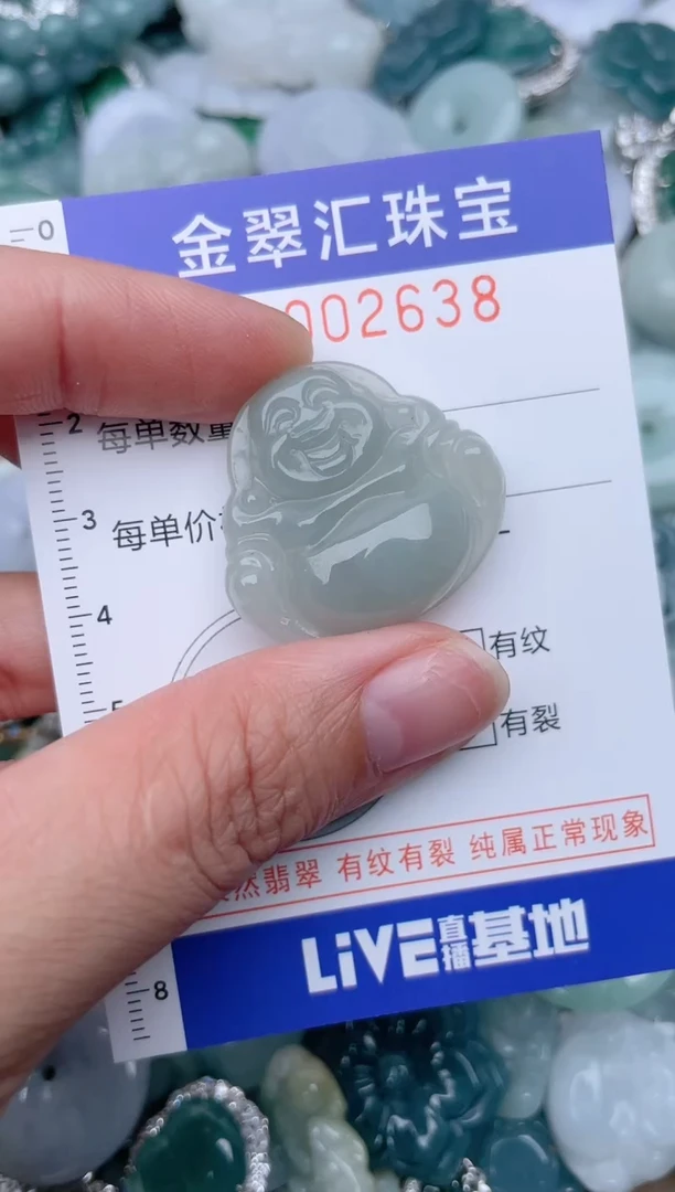 翡翠未镶嵌颈饰2638.......1