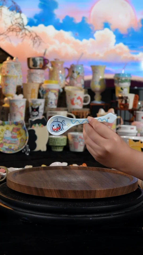 陶瓷便携款手工手绘景德镇陶瓷