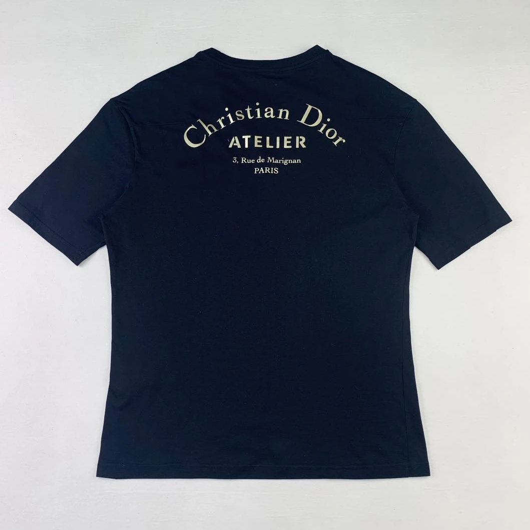 未使用 DIOR/迪奥 经典logo印花百搭圆领短袖m码编码xb3983