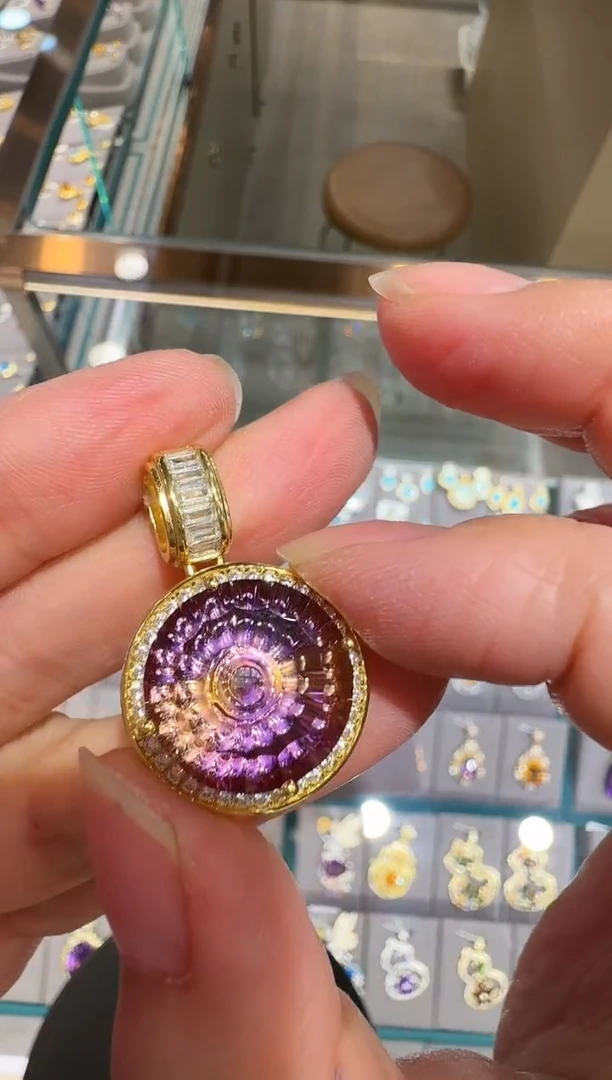 吊坠(不含链)银S925镶嵌水晶136