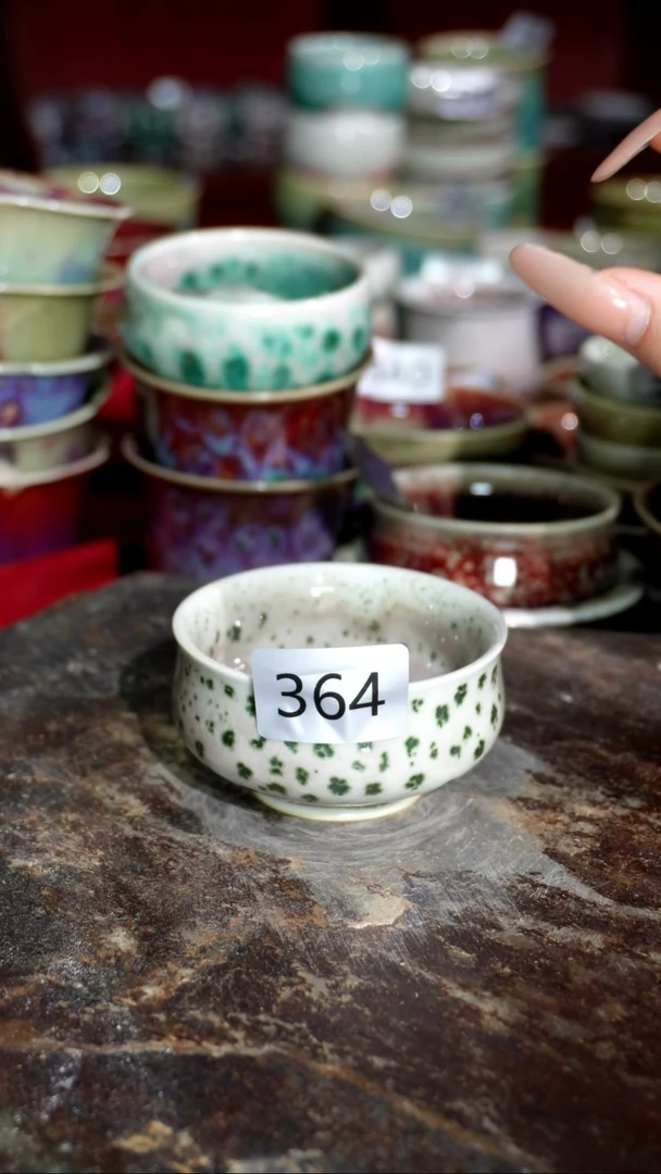 摆件精品窑变钧瓷茶器