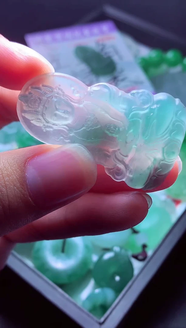 未镶嵌定制翡翠程**#毛货翡翠定制