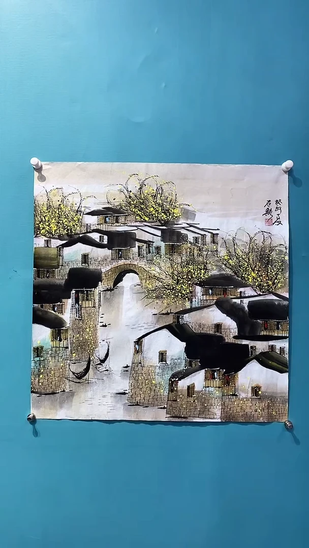 国画画都展厅国画作品B16