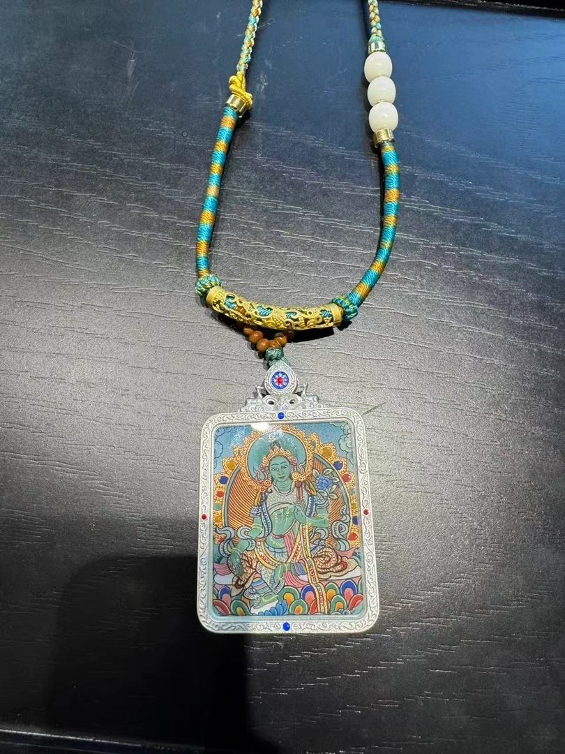 绿度母 蓝天宝珠