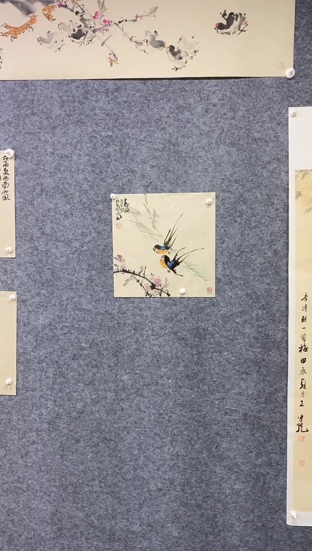 国画尚定固国画作品