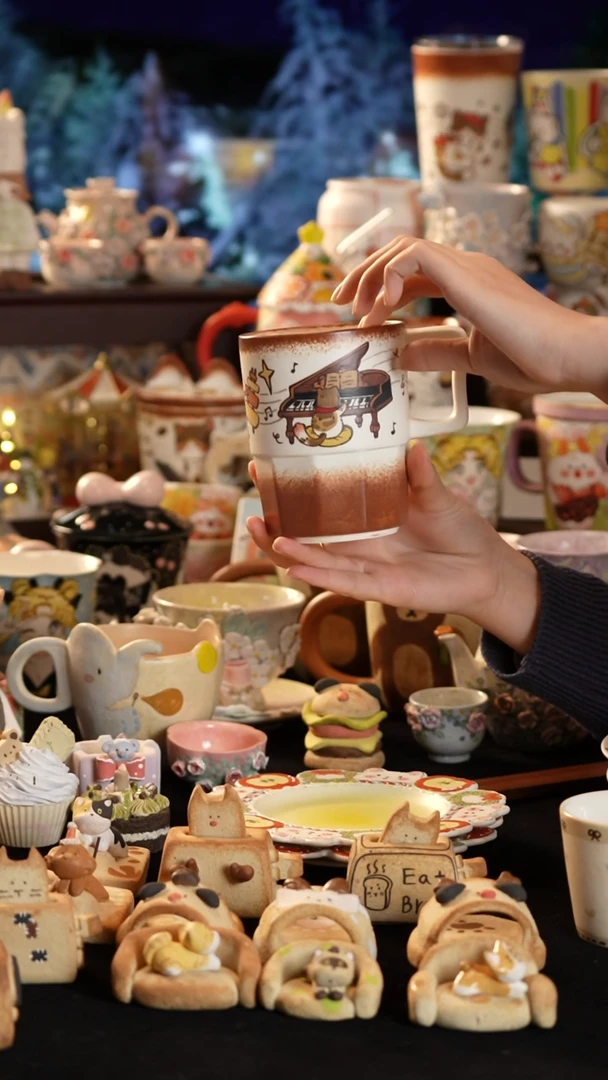 其他陶景德镇釉下彩手绘设计师款陶瓷