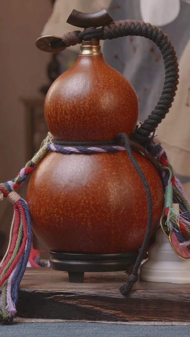 1268号精品大漆葫芦防腐防渗装水茶酒