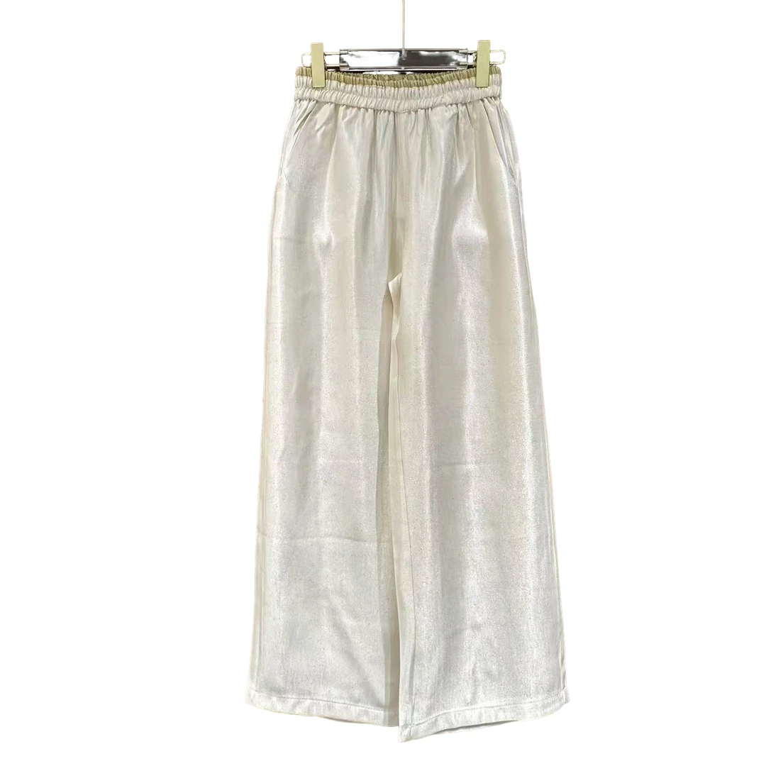 9759/#新中式《星光闪闪》春季复古裤子中国风国潮风百搭休闲直筒