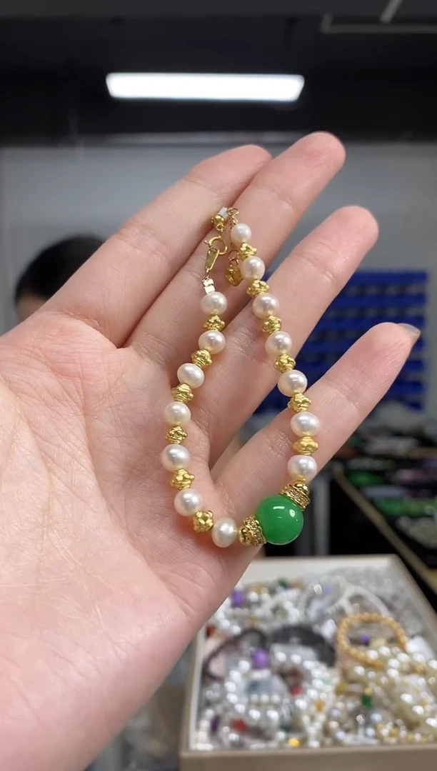 未镶嵌手链翡翠闪购链接   多样性发其一颜色微差