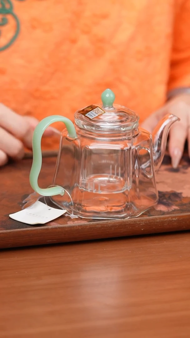 【闪购商品】禾器/晶彩锦瑞壶/浅玉色