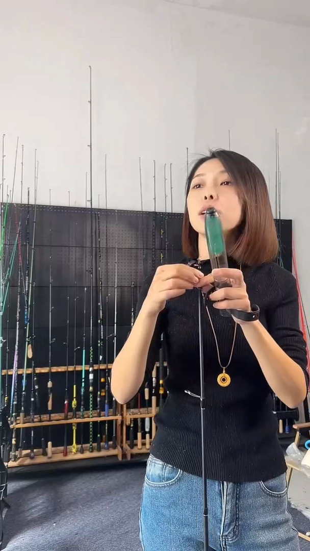 1.8m碳素伸缩马口1.8米直柄（瑕疵尾货竿，没有售后，介意勿拍）