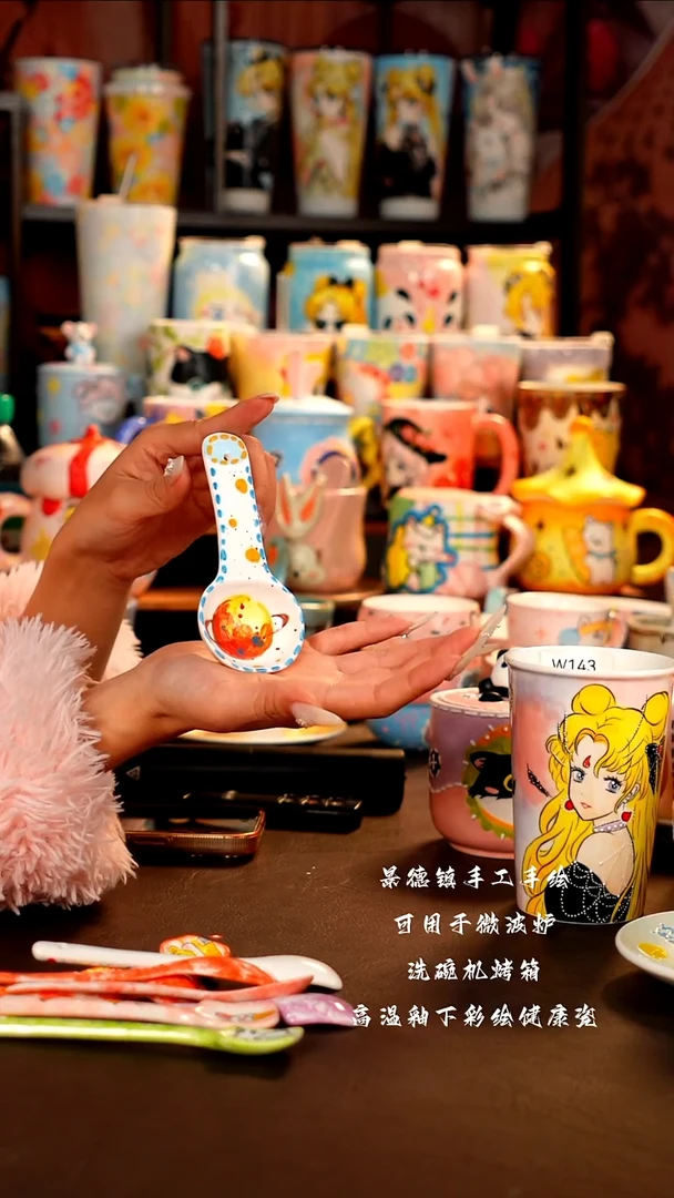 景德镇设计款手工手绘杯杯