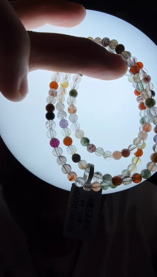 未镶嵌手链水晶晶9123 约4mm