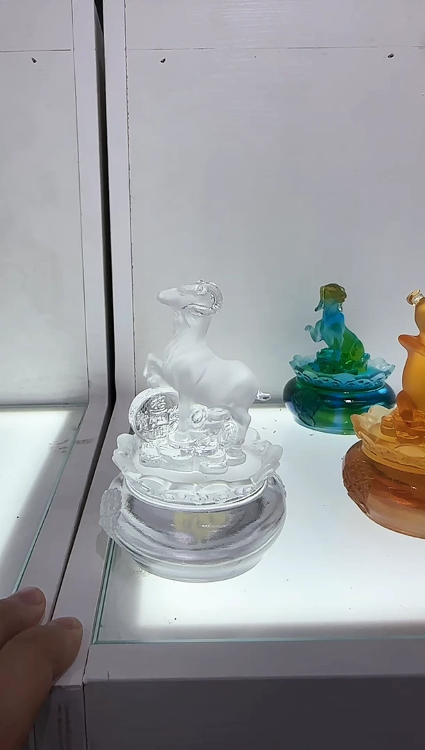 手工艺品琉璃生肖羊