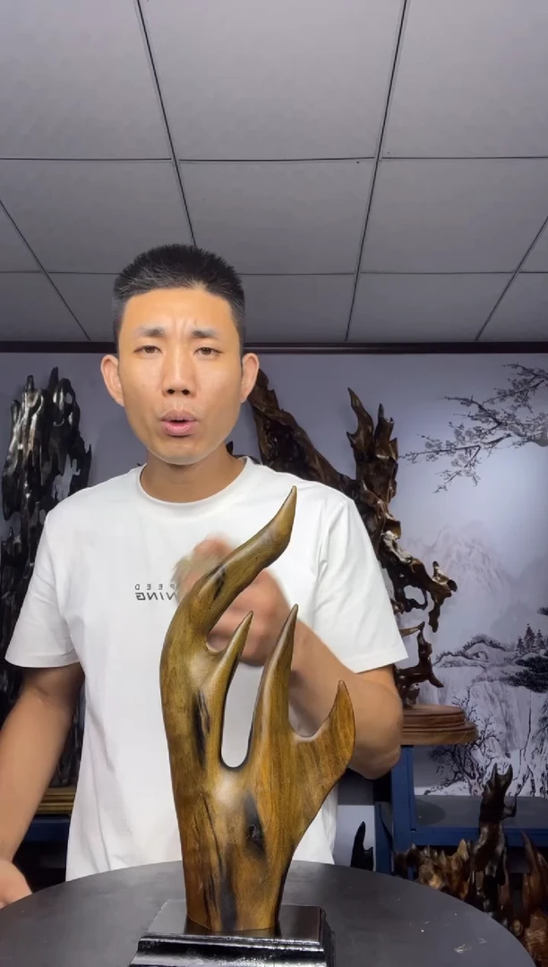 金丝楠木雕款用****3金丝楠木工艺品摆件