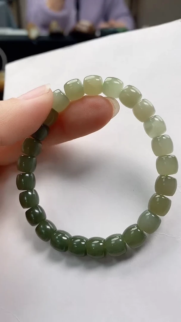 【闪购商品】和田玉手链未镶嵌渐变手串