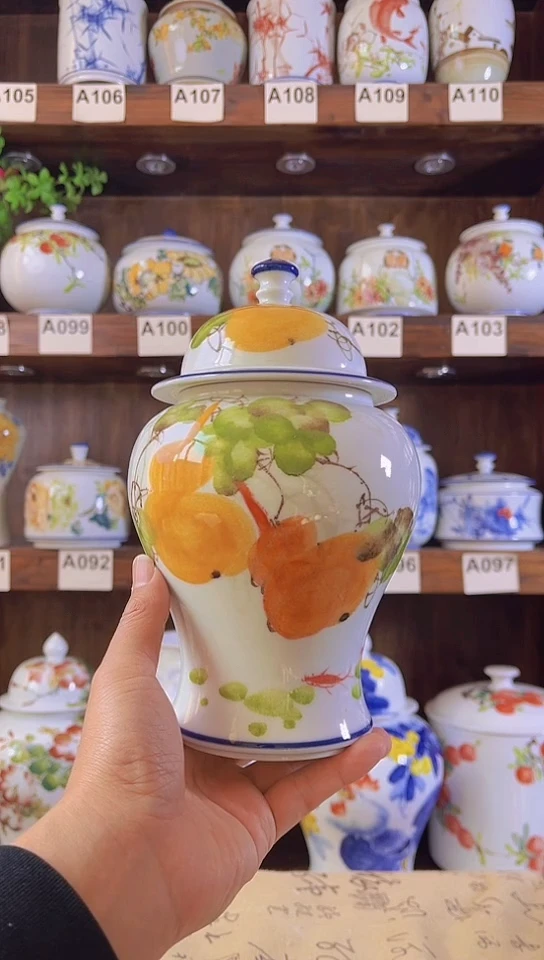 迎君陶瓷纯手工手绘   2