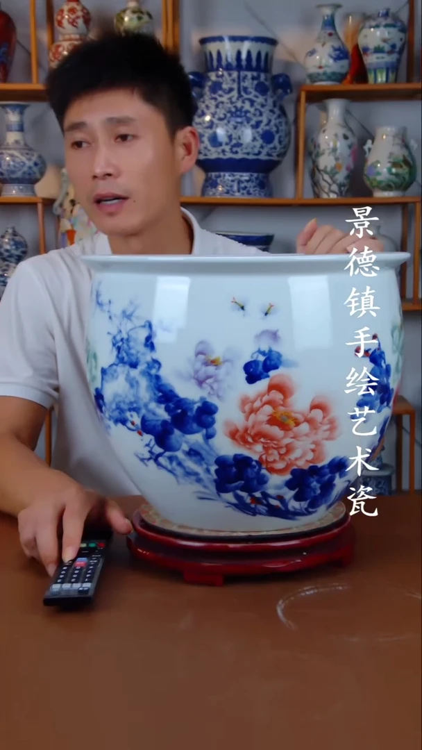现代景德镇手工手绘陶瓷摆件63