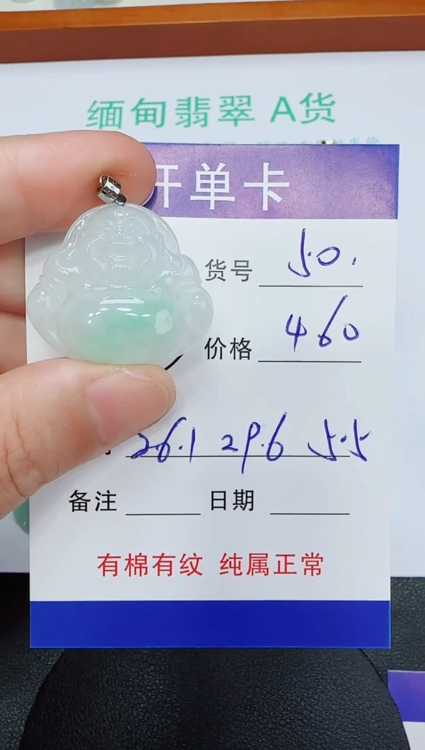 吊坠(赠链)未镶嵌翡翠50
