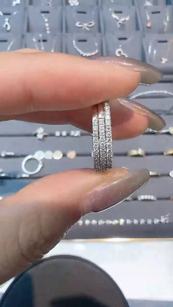 【闪购商品】钻石戒指/指环18K金镶嵌多样性发一