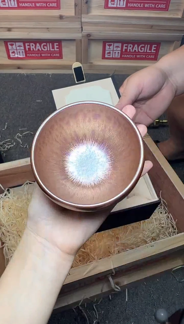 茶盏金丝万缕 盏三疯建盏茶器