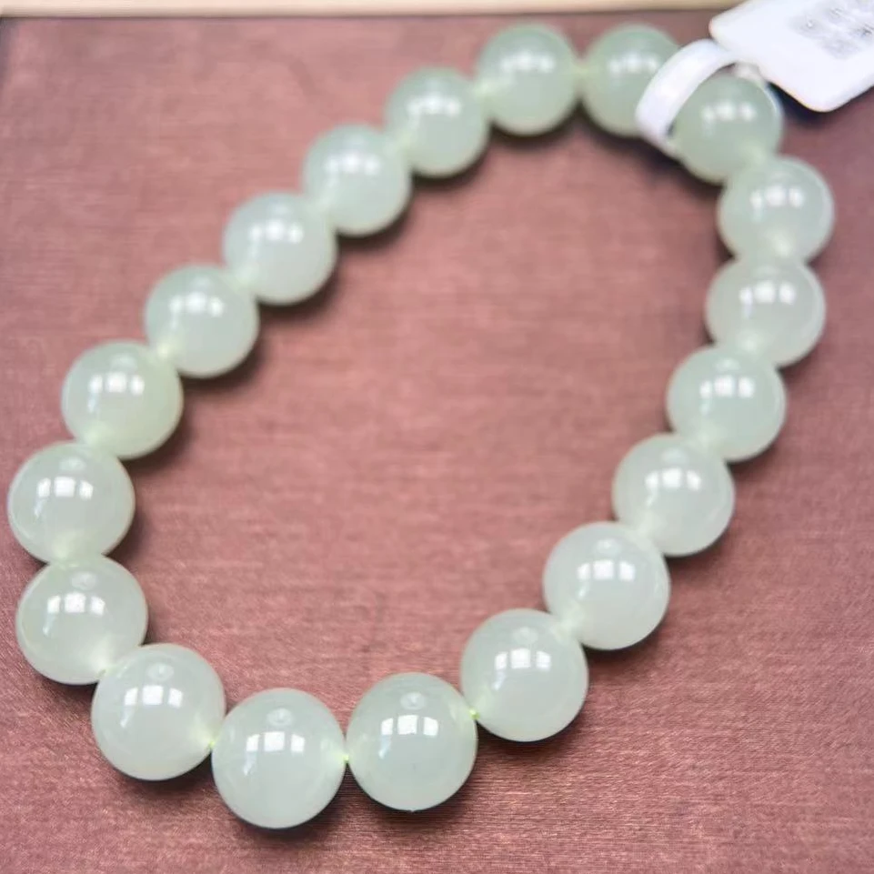 和田玉高冰晴水葡萄肉单圈1.0手串 多样发一