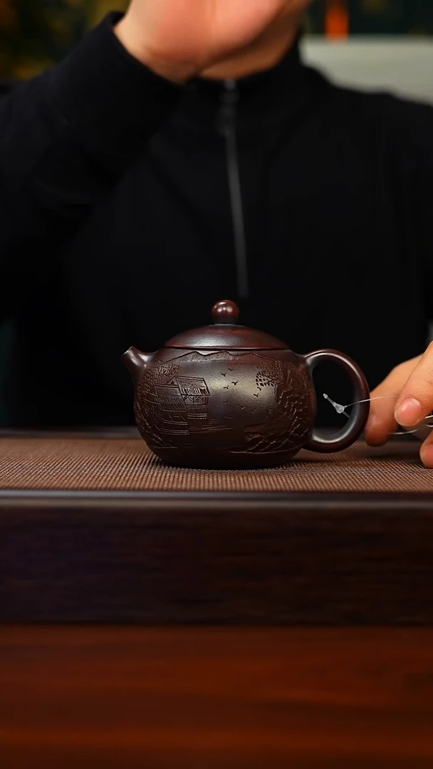 茶壶紫砂原矿紫砂手工茶壶