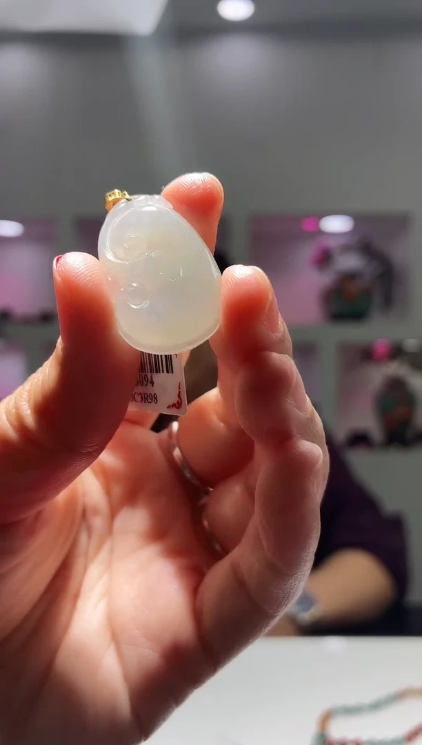 18K金镶嵌定制翡翠天然翡翠-60