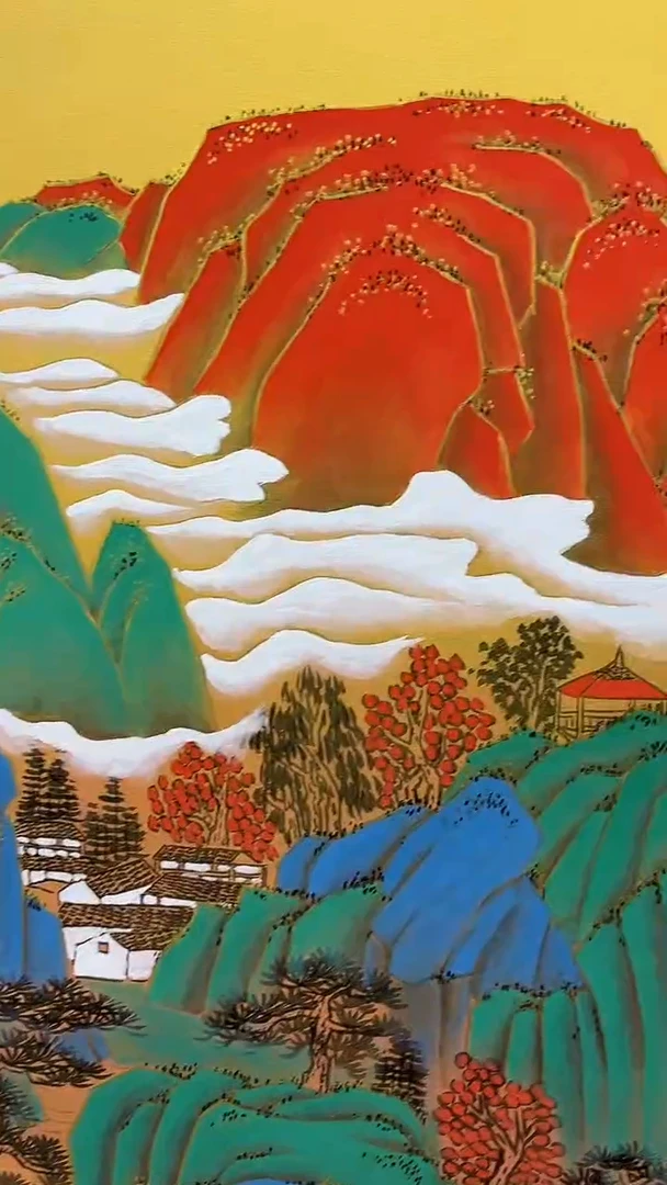 国画刘用华-2.7平尺+书法-山水