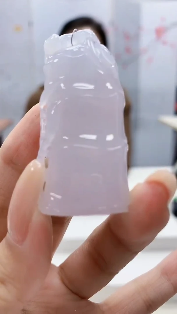 定制翡翠未镶嵌5160xx-毛货挂件26