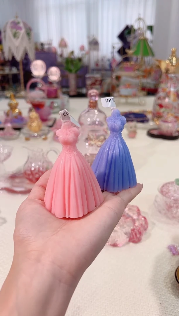 礼服蜡 如图一对