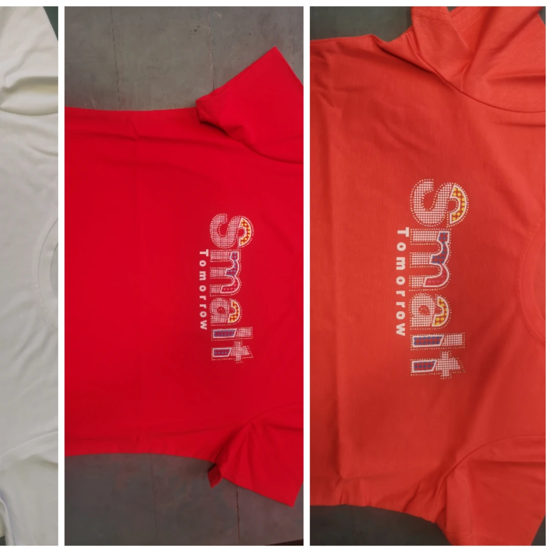 宽松简约短袖时尚春夏圆领气质加绒速干减龄夏装905款印花