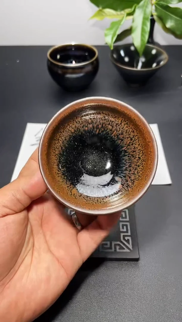 茶盏138叶紫建盏