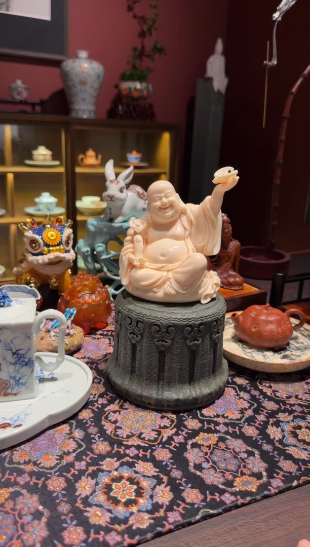 飞****?接福弥勒      加底座