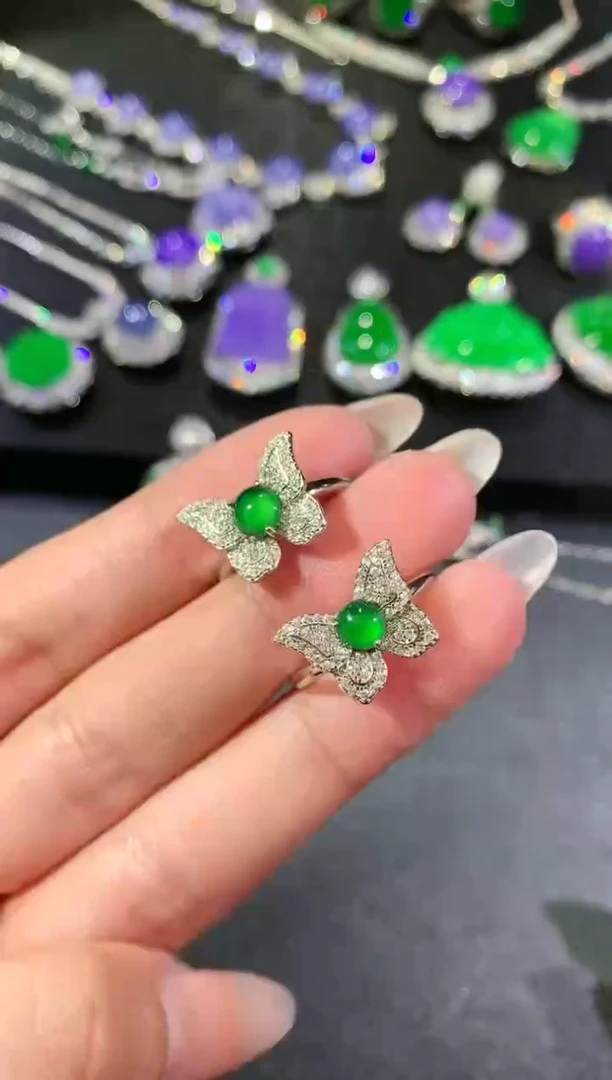 【闪购商品】翡翠戒指银S925镶嵌6戒指（多样性发货一件