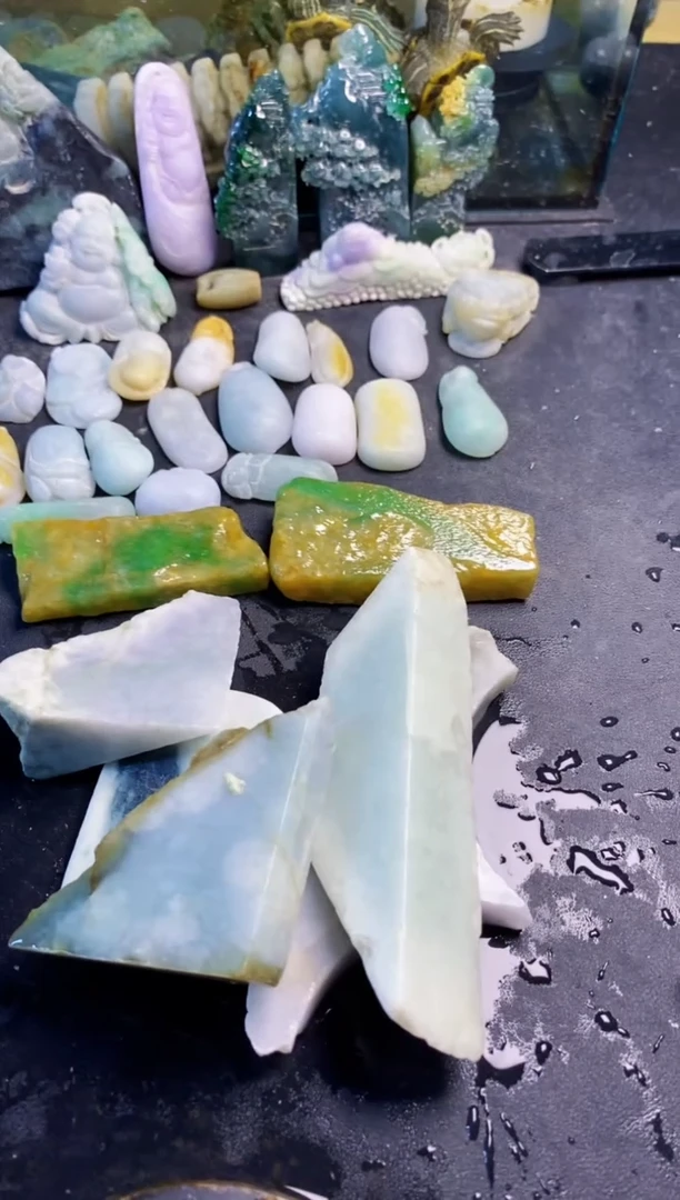 未镶嵌挂件翡翠天然翡翠014