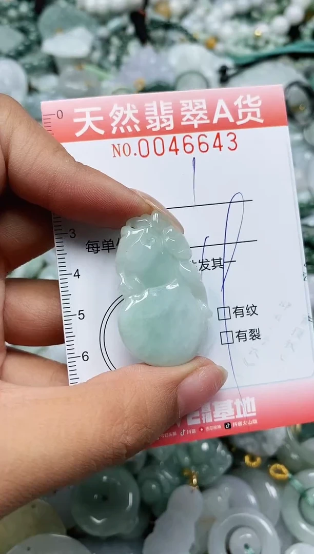 翡翠未镶嵌颈饰闪购00046643