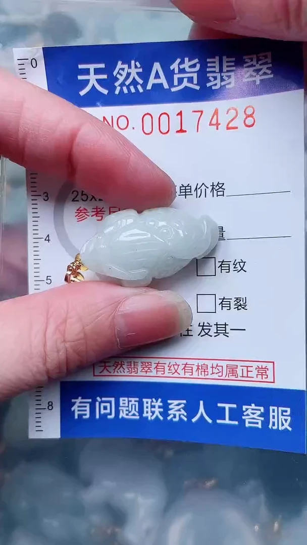 翡翠未镶嵌吊坠(不含链)1