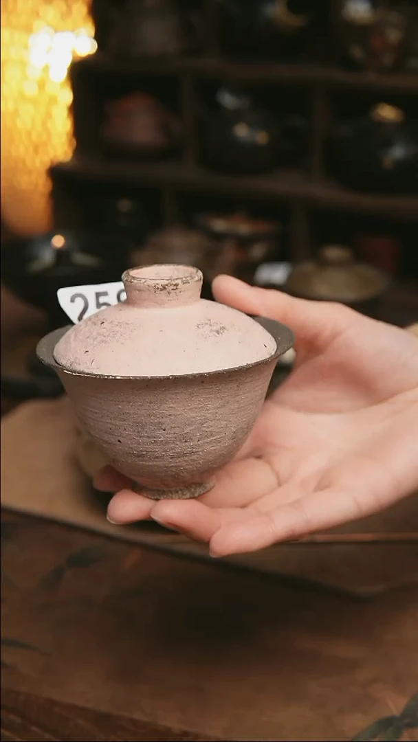 256号紫砂全手盖碗120毫升