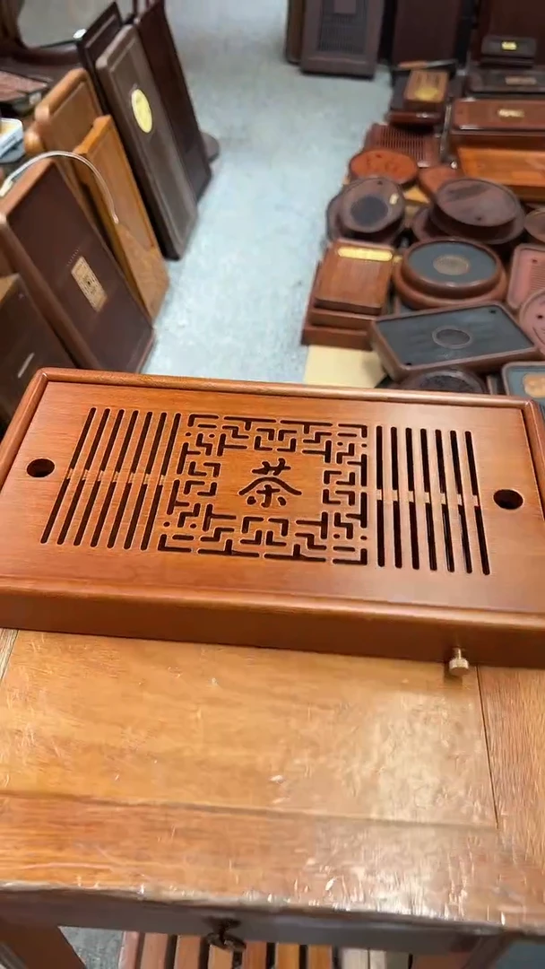 福利花梨木一整块长36CM*宽20CM茶盘送管