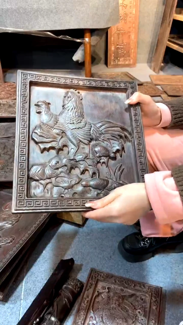 【闪购商品】木紫檀雕刻一物一拍以直播间为准