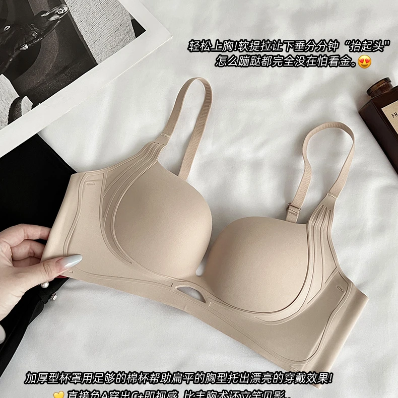 【夏日橡皮擦2.0·隐形内衣】小胸轻薄聚拢防下垂超聚手掌杯 bra文胸
