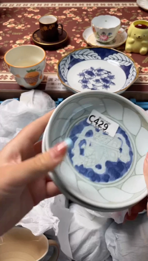 瓷片小*梅瓷器瓷器C429