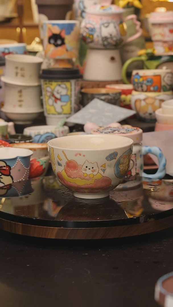 景德镇釉下彩绘设计师款式陶瓷